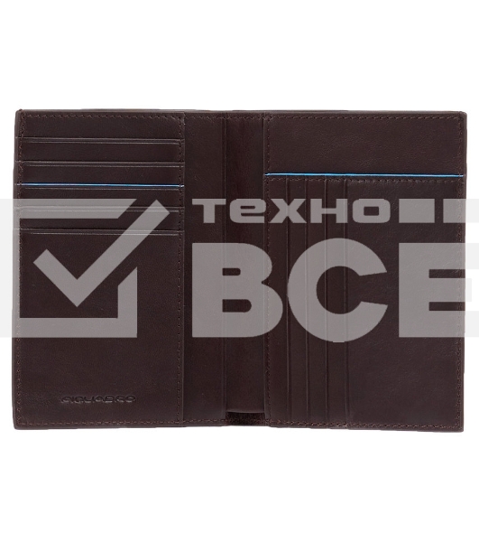 Кошелек мужской Piquadro Blue Square Revamp PU1393B2VR/MO коричневый натур.кожа
