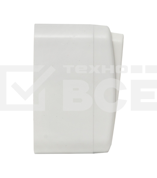 Выключатель 2-клавишный ОП 10А белый Минск EKF Basic