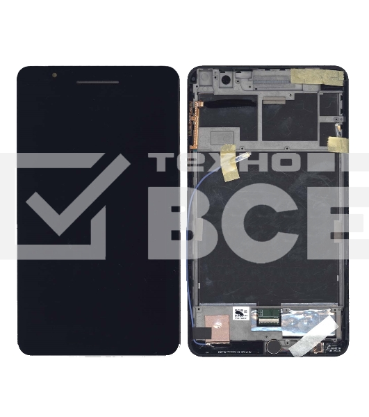 Модуль (матрица + тачскрин) для Asus Fonepad 7 FE171 / FE171CG черный с рамкой