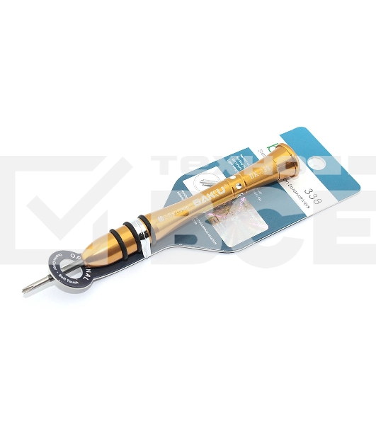 Отвертка крестовая 2.5 со штырем для iPhone 7,8 BAKU BK-338 (2.5 x 25mm)