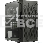 Компьютерный корпус Powercase Mistral Micro Z3B Mesh LED, Tempered Glass, 2x 140mm + 1х 120mm 5-color fan, черный, mATX (CMIMZB-L3), фото2