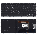 Клавиатура для ноутбука Dell Precision 5510 черная с подсветкой, фото 1