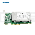 Переходник Lr-Link LRNV9411U3 PPCIe x4 U.3 NVMe SSD Adapter, Support:1* U.3 NVMe SSD, фото 1