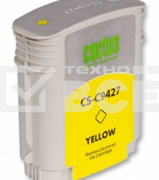 Картридж струйный Cactus CS-C9427 желтый для №85 HP DJ 30/130 (72ml)