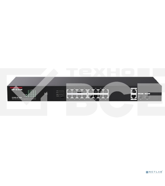 Коммутатор IP-COM 18PORT 1000M 2SFP G1120P-16-150W