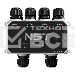 Уличный Ultra PoE удлинитель - коммутатор Gigabit Ethernet до 250м на 5 портов. Порты Ethernet: Вход - 1x10/100/1000Base-T RJ45; Выход - 4x10/100/1000Base-T RJ45. Порты PoE: Вход - 1xIEEE 802.3af/at/bt/Passive POE (до 120W); Выход - 1xIEEE 802.3af/at/bt (, фото2