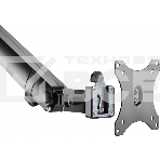 Кронштейн для мониторов Ultramounts UM709 черный 17'-32' макс.8кг крепление к столешнице поворот и наклон, фото19