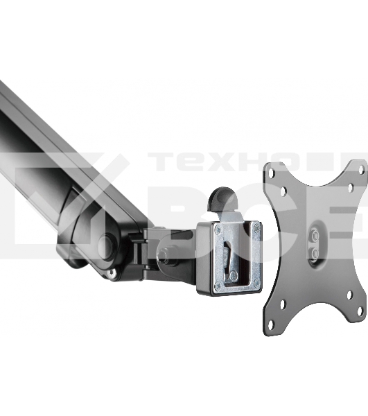 Кронштейн для мониторов Ultramounts UM709 черный 17'-32' макс.8кг крепление к столешнице поворот и наклон