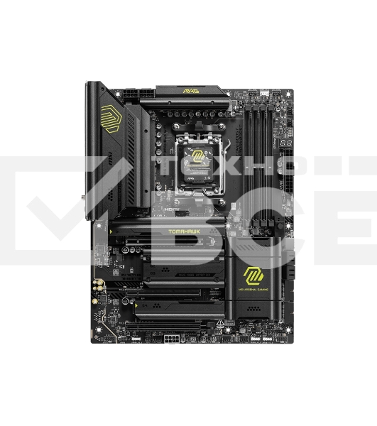Материнская плата MSI MAG X870 TOMAHAWK WIFI, AM5, AMD X870, 4xDDR5, 4xSATA, 4xM.2, 1xPCI-E 3.0 x1, 1xPCI-E 4.0 x4, 1xPCI-E 5.0 x16, 1xHDMI, 2xUSB Type-C, 1x2.5Gb LAN, 2xUSB-A 3.2 Gen 1, 2xUSB-A 3.2 Gen 2, 2x3.5 мм, 7.1, Standard-ATX