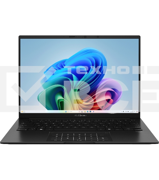 Ноутбук Asus Zenbook 14 UM3406KA-QD180 черный Ryzen AI 5 340 16Gb SSD1Tb AMD Radeon 14