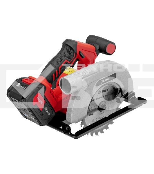 Пила циркулярная аккумуляторная MTX CCSU-20-165, 165 мм, Li-Ion, 20 В