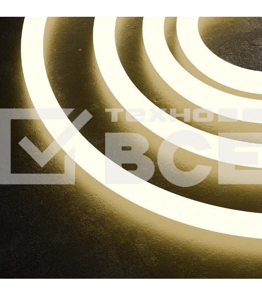 Лента светодиодная для бани и сауны Rexant 24В, SMD2835, 14,4Вт/м, 120 LED/м, 3000K, 16мм, 5м, IP68