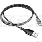 Кабель BOROFONE BX54/USB кабель Type-C/1m/3A/Нейлон/Black, фото4
