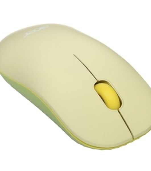 Мышь беспроводная Acer OMR205 зеленый/желтый, 1200 dpi, радиоканал, USB, кнопки - 3