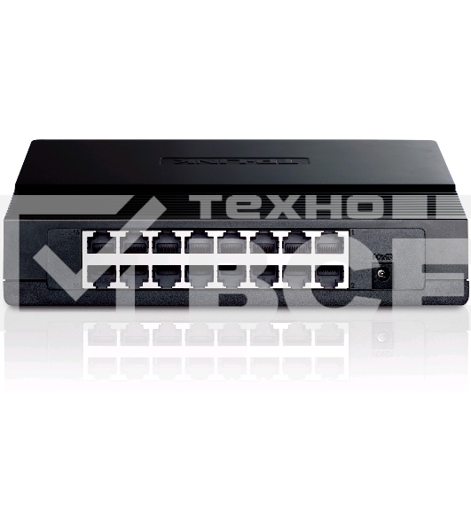 Коммутатор TP-Link SMB TL-SF1016D Коммутатор 16-port 10/100M Desktop Switch, 16 10/100M RJ45 ports, Plastic case