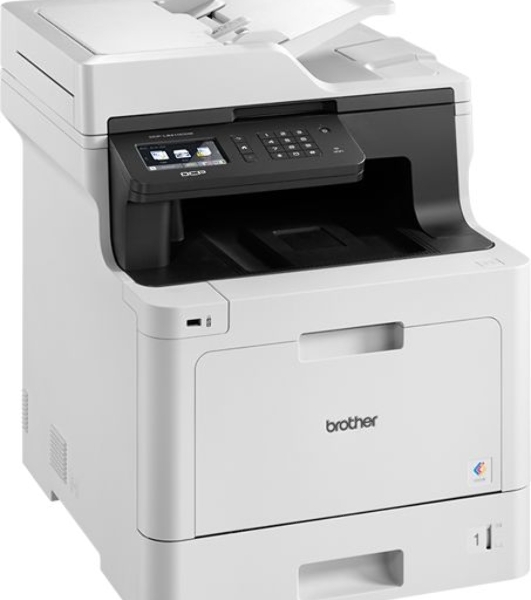 МФУ Brother DCP-L8410CDW, цветной светодиодный принтер/сканер/копир A4, сеть