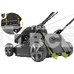 Газонокосилка CARVER LMG-2646DM  бенз. 2.6кВт ш-46см кол. 7''/8'' травосб.65л мульч. самоходн., фото4