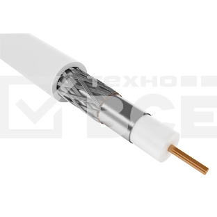 Кабель коаксиальный ITK CC1-R6F1-111-100-G RG-6 F/UTP общий экран 75Om PVC внутренний 100м белый