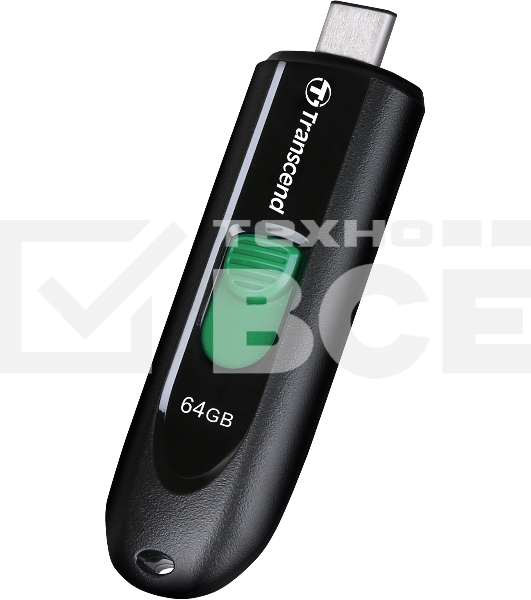 Флеш диск Transcend 64Gb Jetflash Type-C 790С TS64GJF790C USB3.0 черный