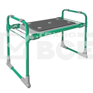 Скамейка садовая с мягким сиденьем НИКА СКМ2 (СКМ2/3 зеленый)