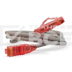 Патч-корд Hyperline U/­UTP, Cat.5e, LSZH, 5 м, серый , фото 1