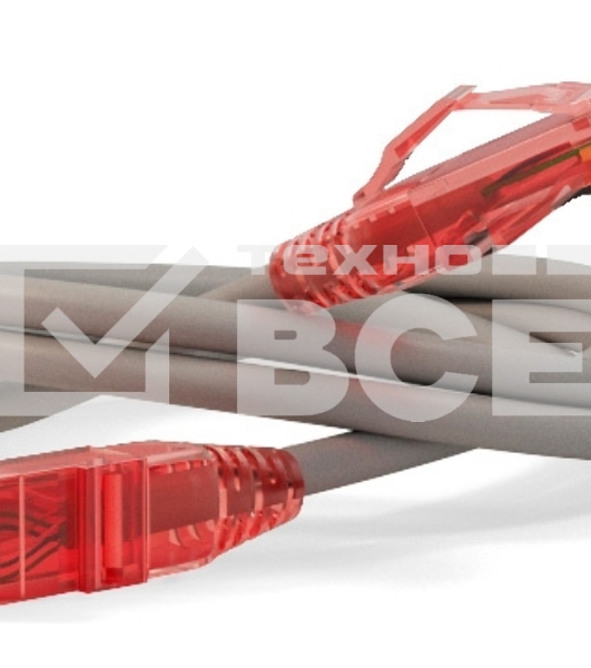 Патч-корд Hyperline U/­UTP, Cat.5e, LSZH, 5 м, серый 