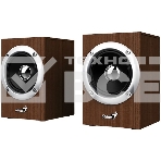 Колонки GENIUS SP-HF280 wooden USB {Проводной пульт регулировки громкости для легкого управления}, фото5