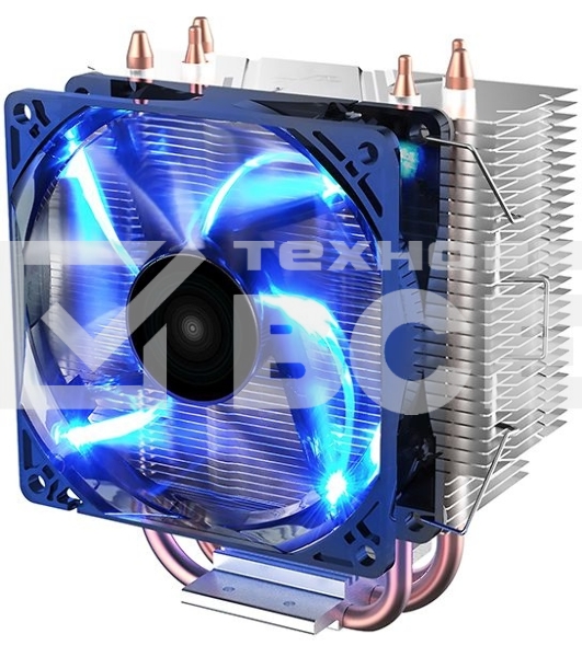 Кулер для процессора DEEPCOOL GAMMAXX 300 FURY серебристый, 95 мм, алюминий/медь, 1800 об/мин, 21 дБ, 4 pin, 130 Вт, 130.5 мм