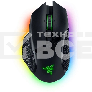Мышь беспроводная/проводная Razer Basilisk V3 Pro черный, 30000 dpi, радиоканал, Bluetooth, USB, кнопки - 11