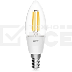 Лампа светодиодная филаментная Gauss Smart Home DIM E14 C35 4,5 Вт 1/10/40, фото2