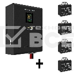 Комплект Источник бесперебойного питания EX296005RUS + батарея 75Aч EX282983RUS 4шт (инвертор, синус, для котла, настенный) ExeGate FineSine SX-7000.LCD.AVR.2SH.T <7000VA/5000W, чистая синусоида, цветной LCD-дисплей, AVR, 2*Schuko+клеммы, линейно-интеракт, фото10