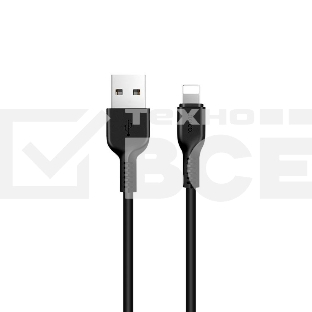 Кабель USB HOCO X20 Flash, USB - Lightning, 2А, 2м, черный