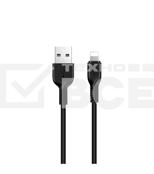 Кабель USB HOCO X20 Flash, USB - Lightning, 2А, 2м, черный