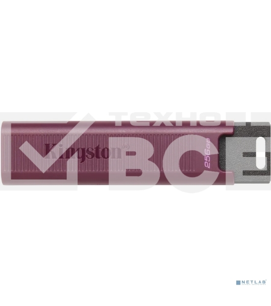 Флеш диск Kingston USB Drive 256GB DataTraveler MaxA USB3.2 Gen 2 Type-A, бордовый [DTMAXA/256GB]