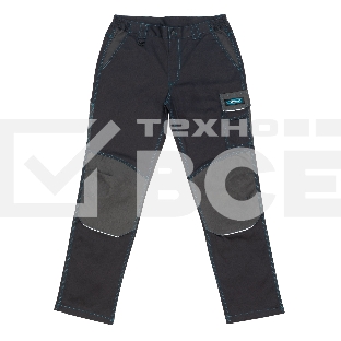 Брюки профессиональные рабочие, 97% хлопок 3% спандекс, XXXL  Gross