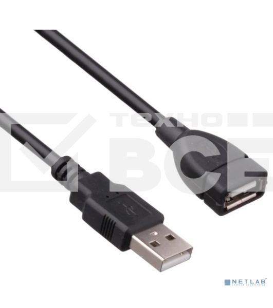 Удлинитель USB 2.0 ExeGate EX-CC-USB2-AMAF-1.0 (Am/Af, 1,0м)