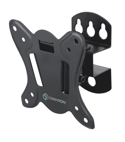 Кронштейн ONKRON Кронштейн ONKRON 17-27'' макс 100*100 мм, наклон -+ 8º, поворот: 45°, от стены 85 мм, макс вес 25кг, черный