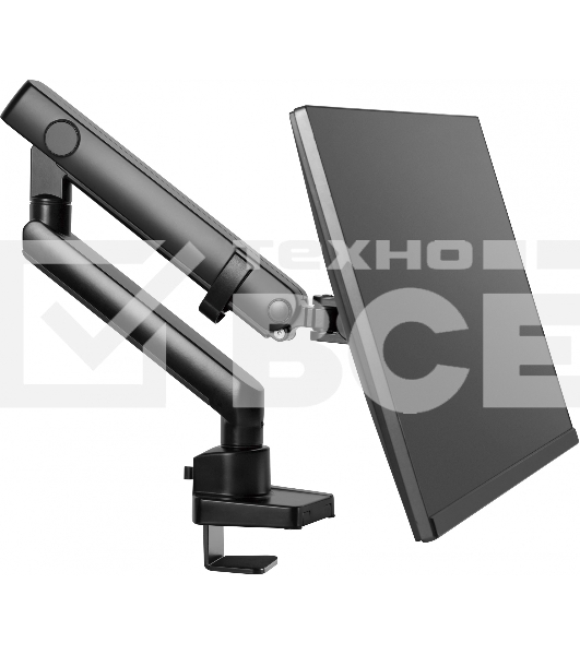 Кронштейн для мониторов Ultramounts UM709 черный 17'-32' макс.8кг крепление к столешнице поворот и наклон