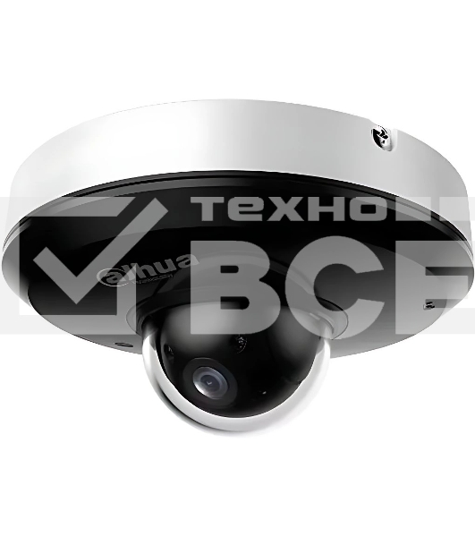 Уличная мини-купольная PTZ IP-видеокамера DAHUA DH-SD1A404DB-GNY с ИИ 4Мп, 1/2.8” CMOS, моторизованный объектив 2.8~12мм (4x), видеоаналитика, ИК 20м, IP66, IK08, корпус: металл