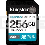 Флеш карта SDXC 256GB Kingston SDG4/256GB Canvas Go! Plus V30 + adapter, фото2