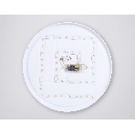 Потолочный светодиодный светильник Ambrella light FZ1326 BK/LWD черный/светлое дерево IP20 60W 3000-6400K D490*80 (ПДУ ИК), фото 1
