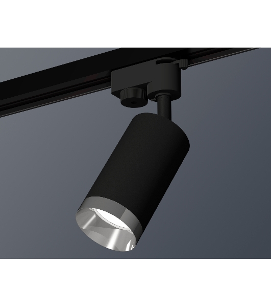 Светильник Ambrella light XT6323062 SBK/PSL черный песок/серебро полированное MR16 GU5.3 (A2521, C6323, N6132)