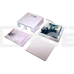 Настенная розетка, 2 порта RJ-45 категории 6, STP, белая, фото 1