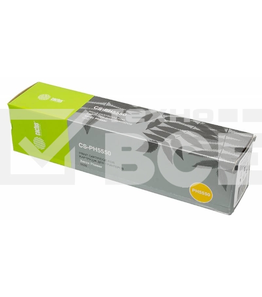 Картридж лазерный Cactus CS-PH5550 (106R01294) черный (35000 стр.) для Xerox Phaser 5550