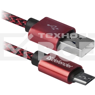 Кабель Defender USB2.0 TO MICRO-USB 1M RED USB08-03T
