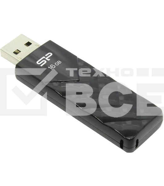Флеш диск Silicon Power 16Gb Ultima U03 SP016GBUF2U03V1K USB2.0 черный