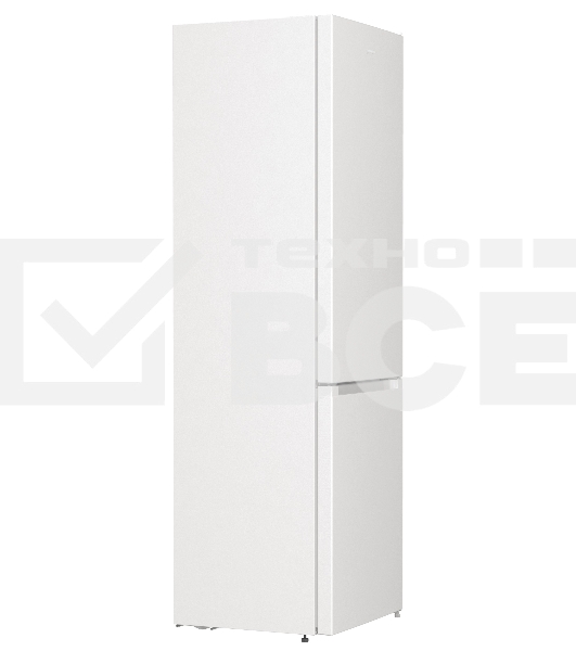 Холодильник Gorenje NRK6201PW4 белый двухкамерный 235/96л морозилка снизу