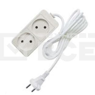 Удлинитель 2х7м без заземл. 10А IP20 2.2кВт Союз 481S-1207