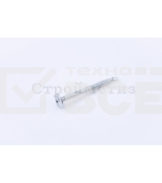 Саморез 4.2х25 металл-металл с прессшайбой сверло цинк (уп.200шт) коробка СТРОЙМЕТИЗ UTORM2060084