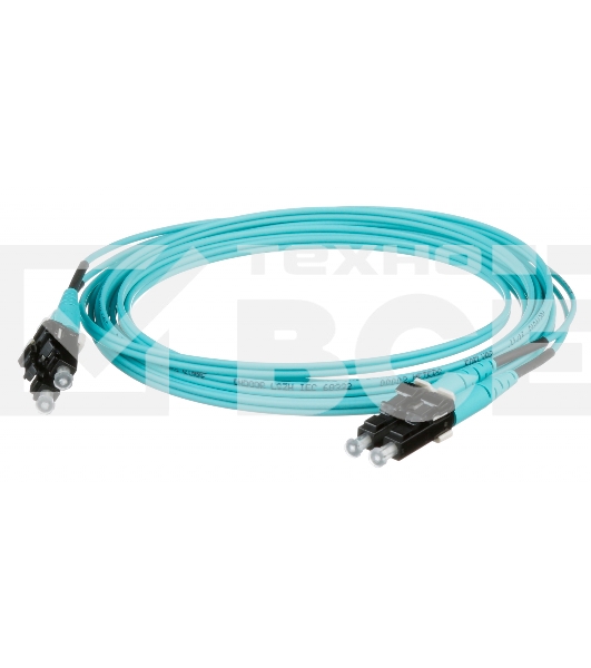 Кабель Патч-корд Panduit FX2ELLNLNSNM003 2x50/125 OM3 LC дуплекс-LC дуплекс 3м LSZH аквамарин